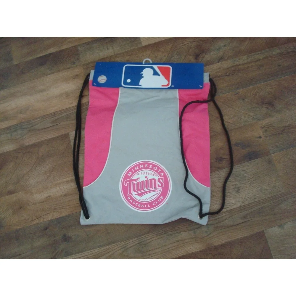 MINNESOTA TWINS‎ BCA  cinch bag BACK PACK  BACKPACK NEW TAGS  Daypack  NWT